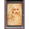 Leonardo Davinci Self Portrait Renaissance Art Decorative Pill Box