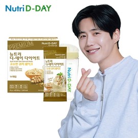 NutriDDay Nutty Oat Diet Shake 14 Packets + Shake Cup / 고소한귀리 다이어트쉐이크 14포 + 쉐이크컵