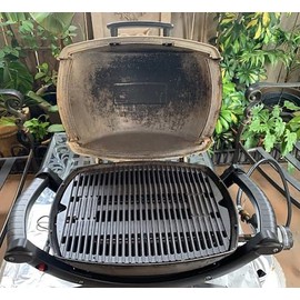 7582 Grill Grate for Weber Baby Q Parts Weber Q1000 Accessories Q1200 Q1400 Q100 Q120 Q140 386001 386002 for Weber Q Grill Parts Replacement 69934, 65810, 7644, 65465, 17 x 12.7" Matte Cast Iron,1PC
