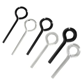 Zorveiio 10Pcs 7/32'' Standard Hex Dogging Key with Full Loop,Black Allen Wrench Door Key for Push Bar Exit Devices,Solid Steel Hex Dogging Key Set for Devices with Door Locks