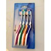 SINOZ 360 Action Medium Toothbrushes [4-Pack] Flex Head Gum Vitalizing