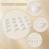 GOMAKERER 1 Yard White Braid Trim with Buttonhole, 15mm Width