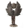 Veronese Design Archangel Metatron Holding Up Sacred Geometry Cube Statue