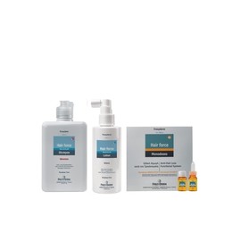 Frezyderm Hair Force Set Women Hair Force Shampoo Women 200ml Lotion Extra 100ml Monodose DayNight 14x10ml