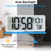 XREXS Digital Wall Clock with Backlight (Not Constantly Illuminated), 14.17