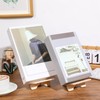 4 Pack Wooden Book Stand for Display Book Holder Easel