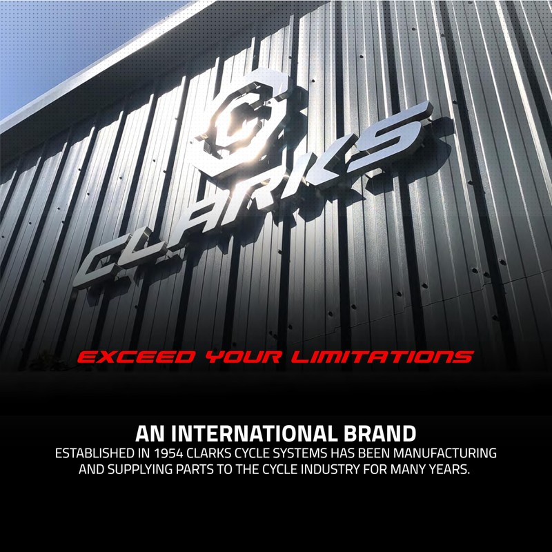 Clarks Elite Road Brake Pads, Lightweight Holder & Triple Compound