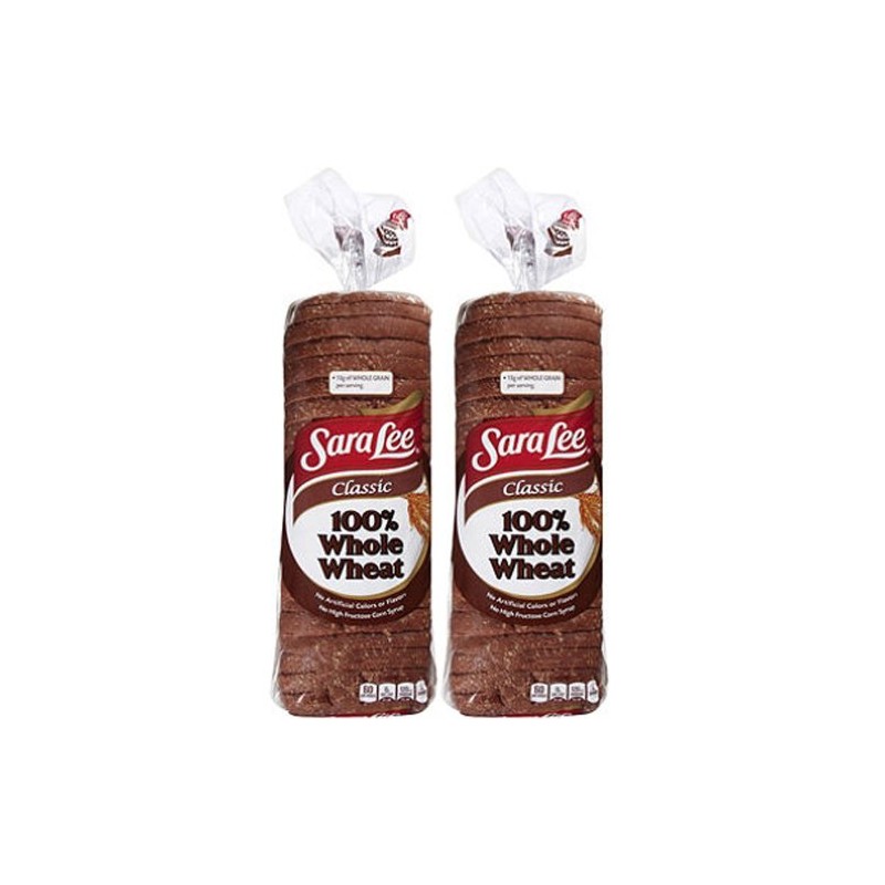 SCS Sara Lee 100% Whole Wheat - 20 Oz. -