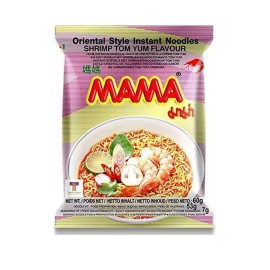 MAM-A MAMA TOM YUM SHRIMP FLAVOR INSTANT NOODLE RAMEN SPICY TASTE 5-60 PACKS MI TOM - 25