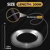Redamancy 200m * 0.45mm Clear Nylon Thread Invisible String,Clear String