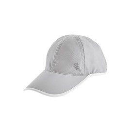 Unisex Sports Cap - UPF 50 Sun Protective - Reflective Logo - Lenny (XX-Large- Silver/White)