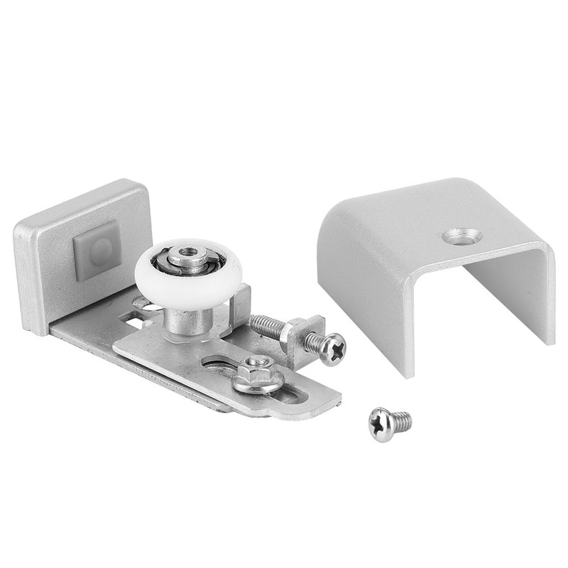 4Pcs Adjustable Sliding Door Stopper Roller Guide Hardware Accessory for