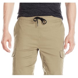 Brooklyn Athletics Men's Soft Twill Multi Pocket Cargo Shorts