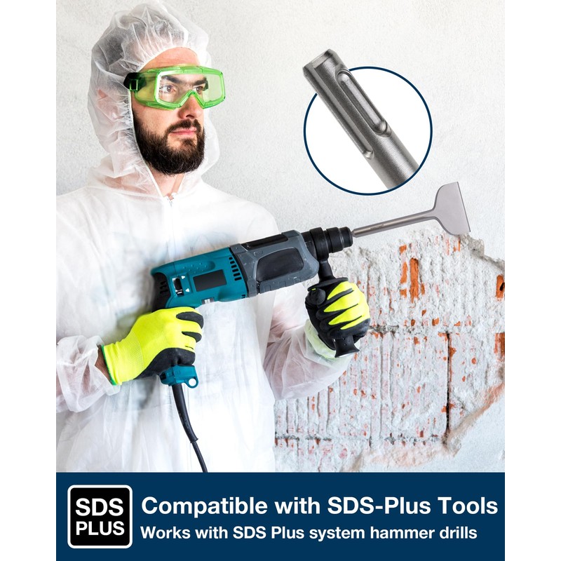 SDS Plus Chisel, Firecore 4 Inch by 11 Inch Tile