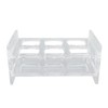 Acrylic Shot Glass Holder Carrying 6 Square Transparent Liquor Cup