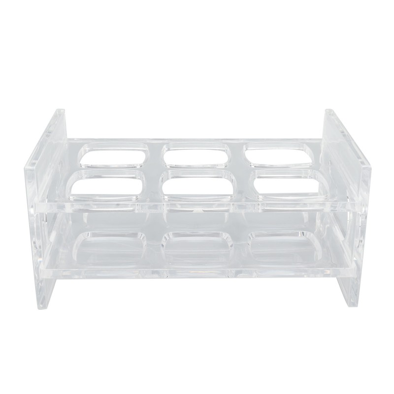 Acrylic Shot Glass Holder Carrying 6 Square Transparent Liquor Cup