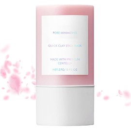 Mascarilla de Arcilla en Barra con Centella Asiática, Poremizing Quick Clay Stick Mask, Limpia Profundamente los Poros, Nutre Suavemente la Piel, Adecuado para Pieles Grasas y Sensibles