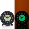 Table Clock Non Ticking Bedroom Clocks Silent Alarm Clocks Glow