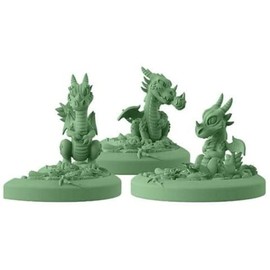 Ares Games Black Rose Wars: Familiars: Draco Unpainted Miniatures TTRPG RPG Compatible with Black Rose Wars Mixed