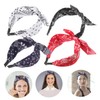 Healvian Elegant Bow Headband Set 4pcs Fashion Wide Bandana Hairband
