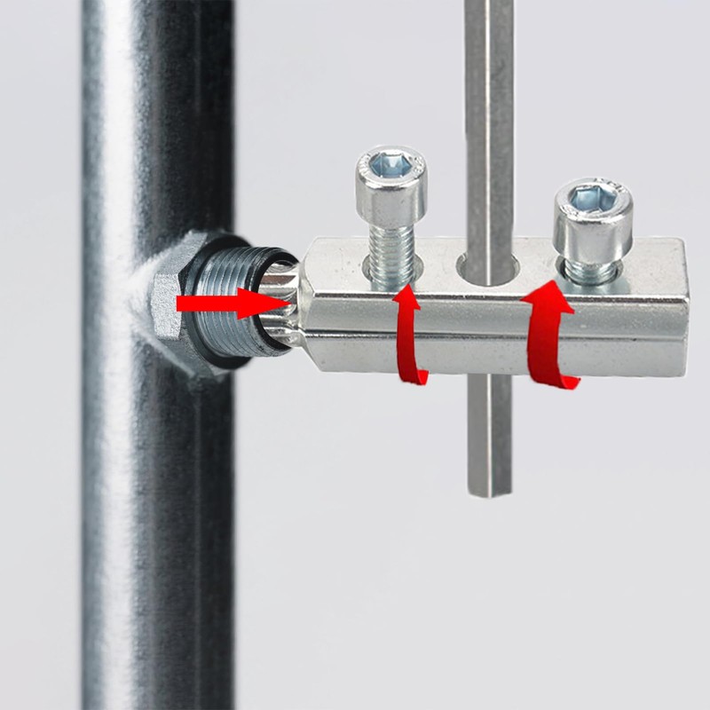 Faucet Extractor Removal Tool for Broken Valve Threads - Extract