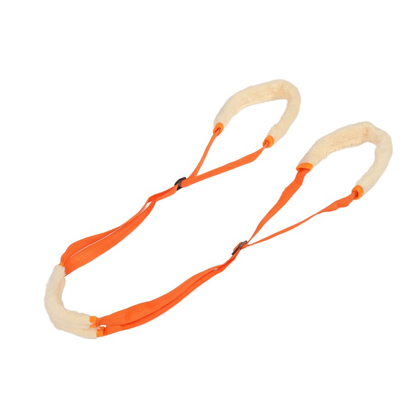 2Pcs Dog Back Legs Support Harness Soft Coral Velvet Adjustable