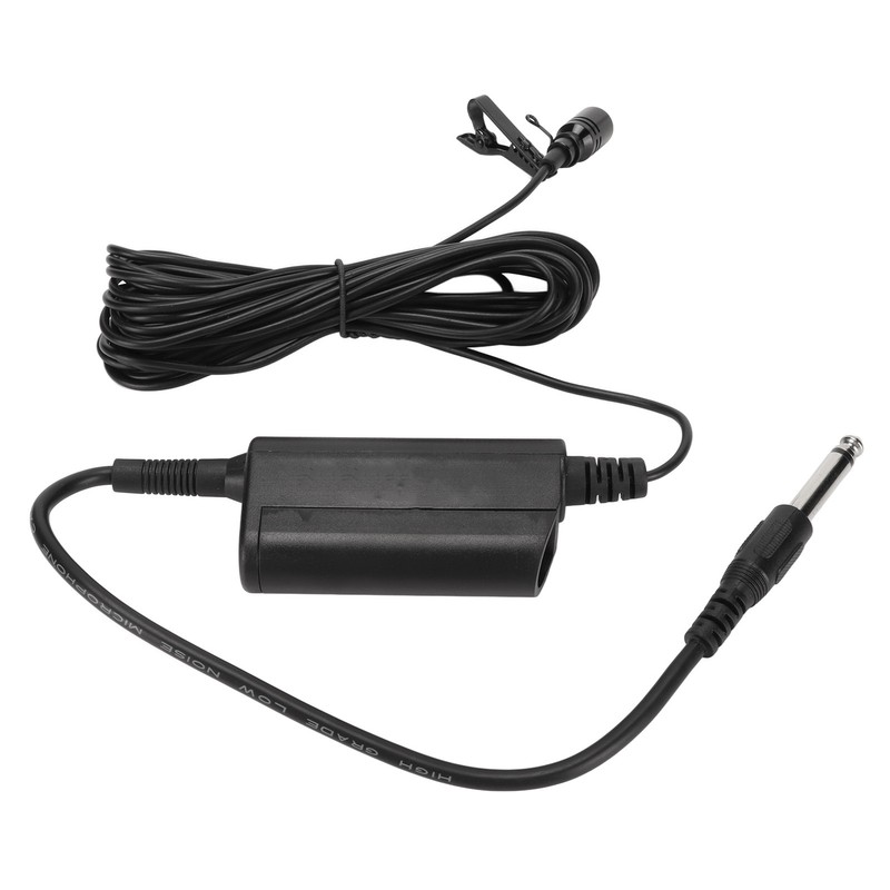 Lavalier Microphone Professional Omnidirectional Clip On Wired Microphone for Guitar