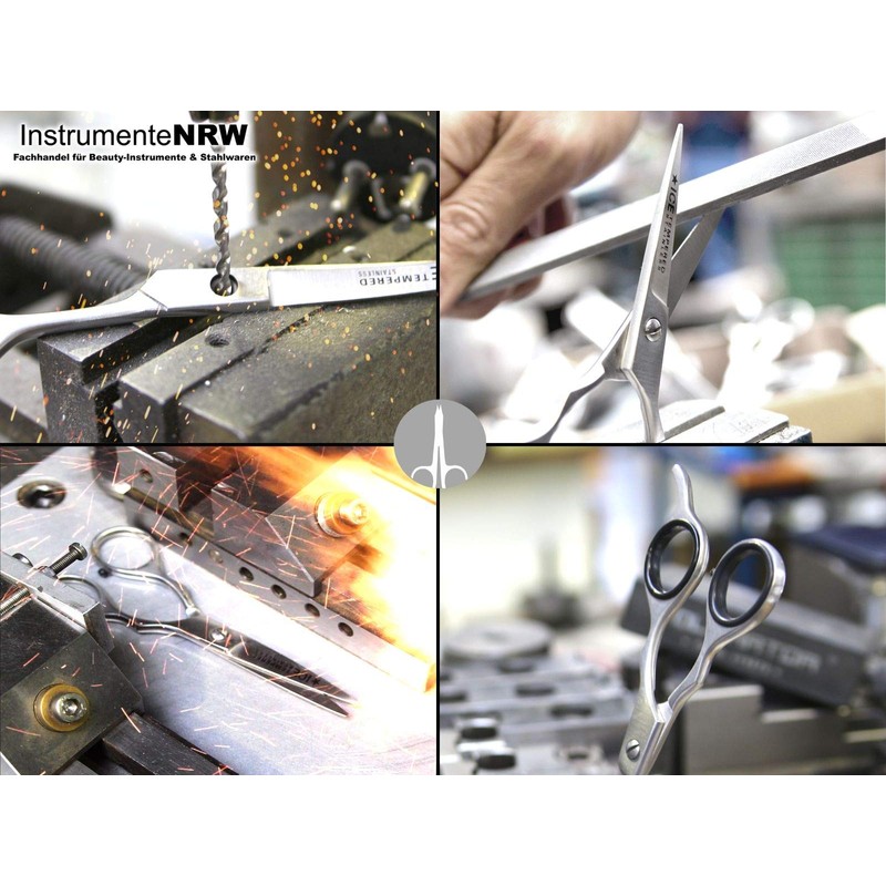 Hairdressing Scissors 5.5 Inch Ice Rustproof Double Sided Micro Teeth