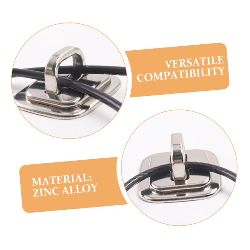 DOITOOL 2pcs Laptop Security Cable Locks with Fixed Plate Anti-Theft