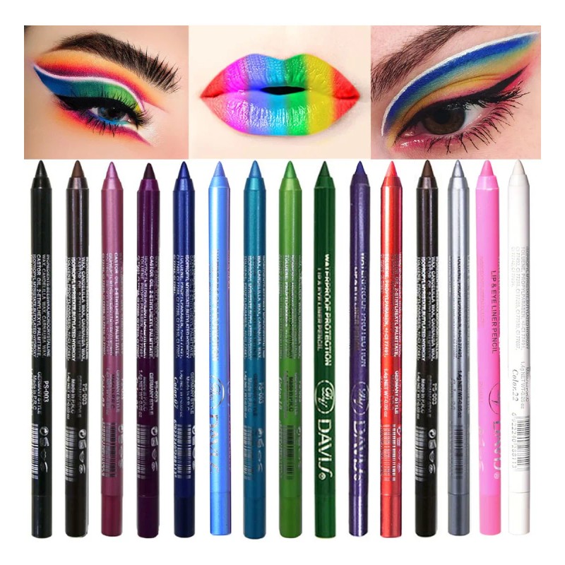 Lápiz Delineador De Ojos De 15pcs Lapiz Para Cejas Tintaline
