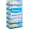 Finetouch Soft Facial Tissues 2 Ply Box Of 130 Pack of 6 (780 Facial Tissues Toatal) Family Pack (6) Design may Vary