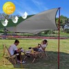 16x16 ft Large Camping Tarp Waterproof Hammock Rain Fly Camping