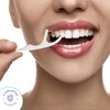 Fluoride Floss Picks - Enhanced Cavity Protection, Unflavored Floss Picks.