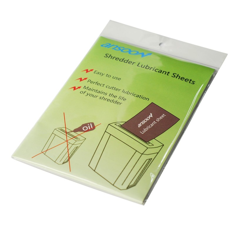 Ansoon Paper Shredder Lubricant Sheets, Paper Shredder Sharpening & Lubricating