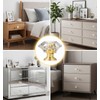20 PCS Crystal Knobs for Drawers, Diamond Knobs for Dresser
