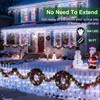 504 LED Christmas Lights with 112 Drops, 50ft 12 Modes