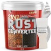 2 in 1 Rust Conveter for Metal Automotive (Matte Black),