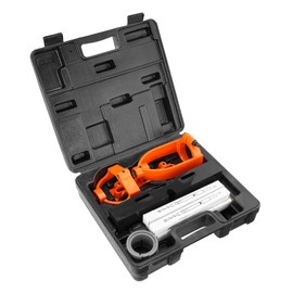 Happybuy Mortising Attachment for Drill Press, 4 Model Drills Square Hole Chisel Set,Bench Drill Locator Set Mortise and Tenon Tools with 5 Bushings,for Woodworking Mortising Tenoning Drilling Machine