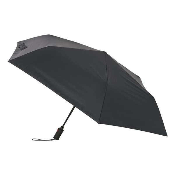 Knirps U220 Ultra Light Duomatic Safety Black KNU220-1001 Folding Umbrella, One-Touch Automatic Open/Close