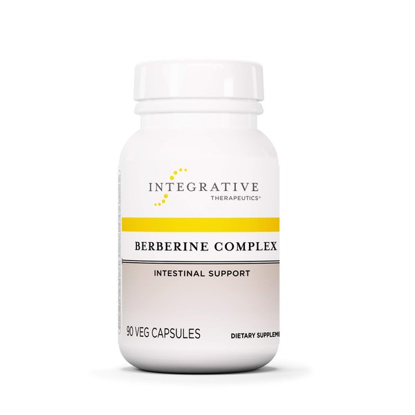 Integrative Therapeutics Berberine Complex - Traditional Gastrointestinal Support Supplement with Barberry, Oregon Grape and Goldenseal Root Extract* - Gluten Free - 90 Vegan Capsules