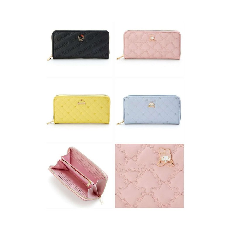 Cinnamoroll Women's Long Wallet, Leather, Zipper, Separate, Cute, Stylish, Popular,