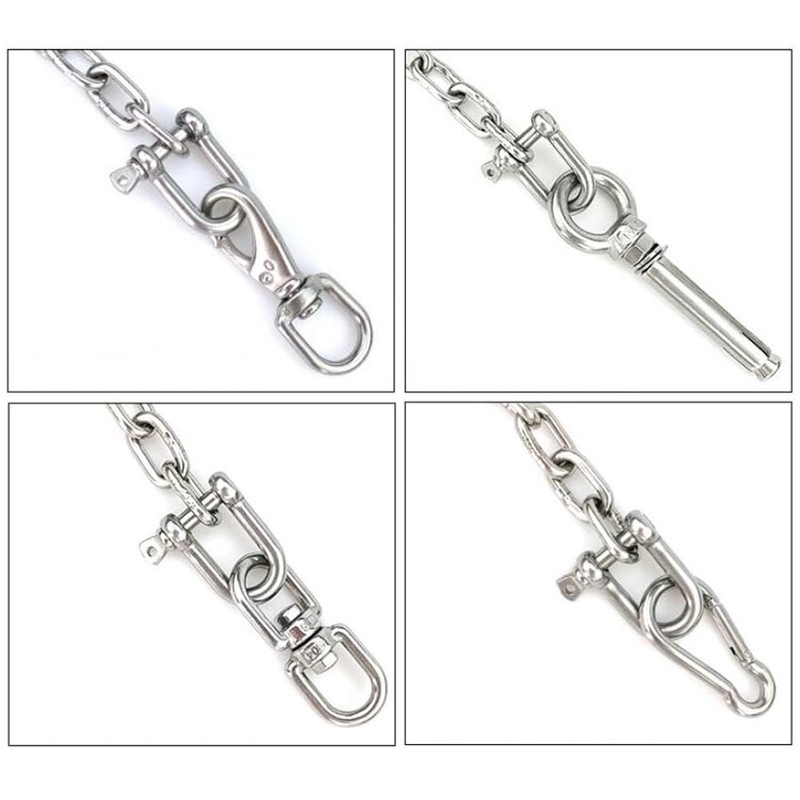 Pack of 10 M6 Shackles Stainless Steel 304 Anchor Shackles