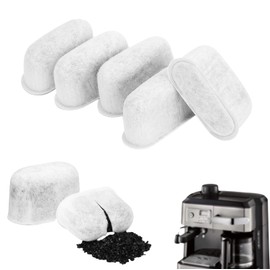 Filtro de agua de repuesto para Delonghi 731328779 DLSC002 COM530M ECAM ETAM EPAM, filtro de carbón activado, paquete de 5