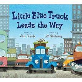 Little Blue Truck Leads the Way Padded Board Book