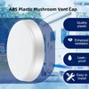 RV Vent Cover, ABS Plastic Mushroom Vent Cap for Camper