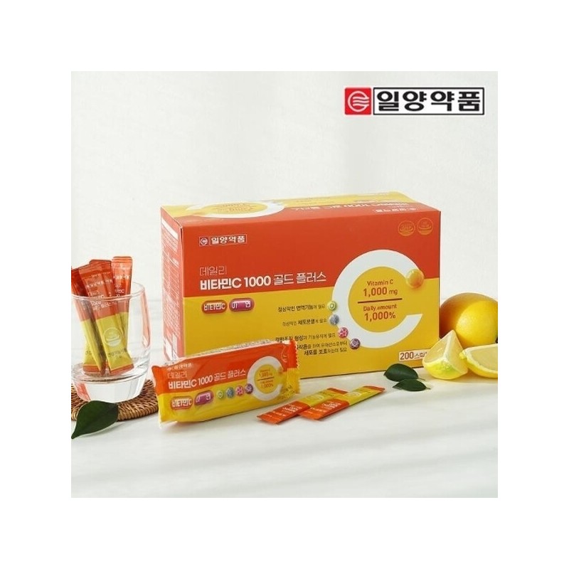 Ilyang Daily Vitamin C1000 Gold Plus 200 packets - Lemon