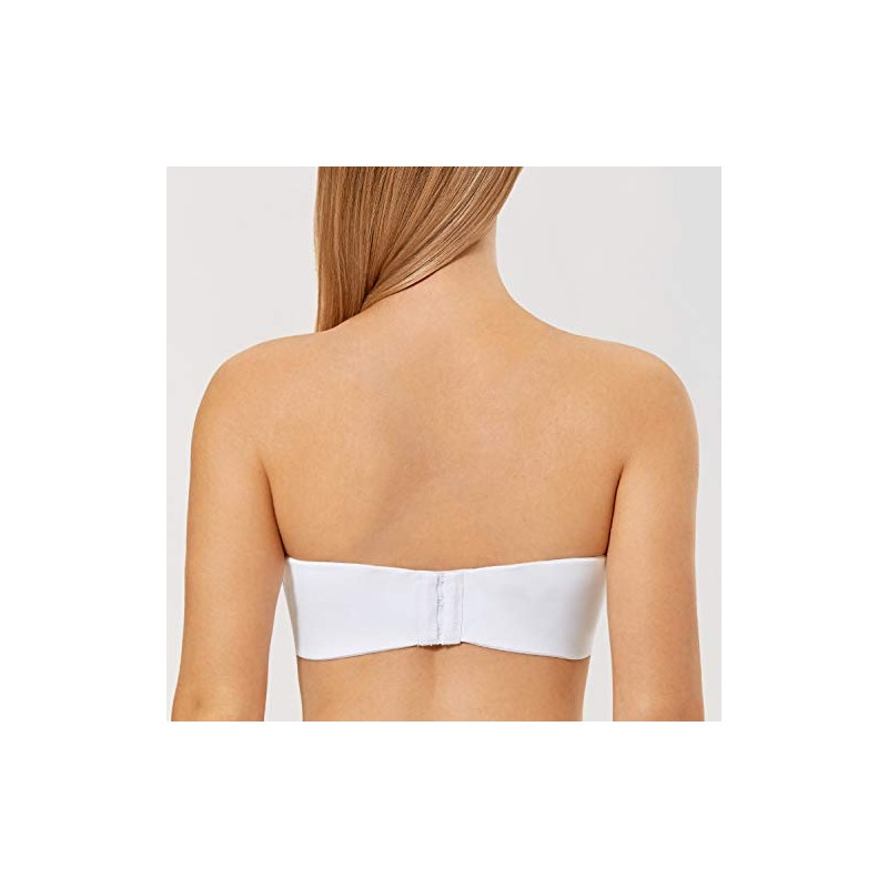 DELIMIRA Women's Strapless Bras Underwire Support Non Padded Plus Size