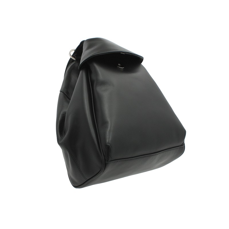 VISCONTI Leather Backpack Style 01721 Black