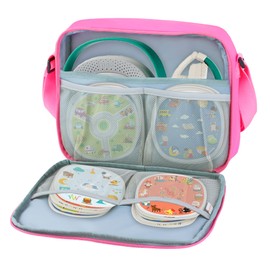 TIMIO Starter Kit Bag with Mesh Pockets for 4 Sets of 20 Discs Pink