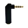 Mr.Gadget's Solutions 3.5mm Male to Female Headphone Adapter, 90 Degree